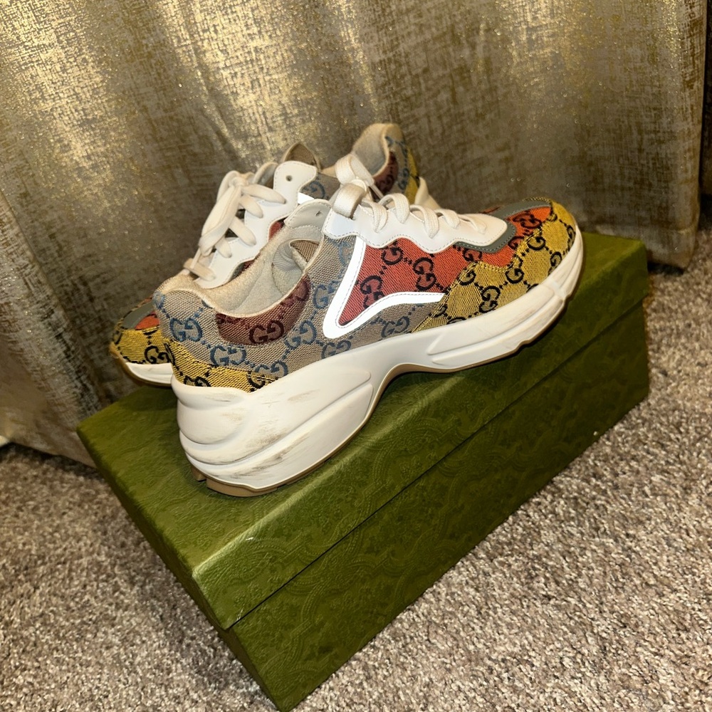 Gucci Womens Rhyton ‘GG Monogram - multi color’ - Picture 5 of 13